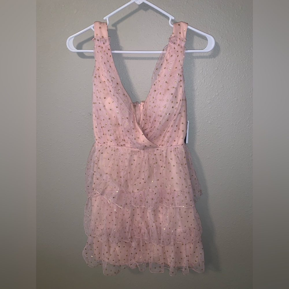New City Triangles Midi Dress, Size 0,  New With Tags, Pink Dress